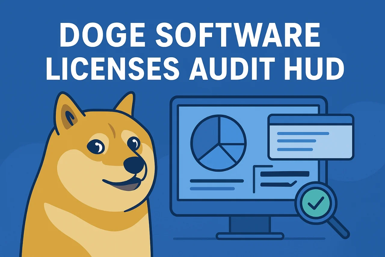doge software licenses audit hud